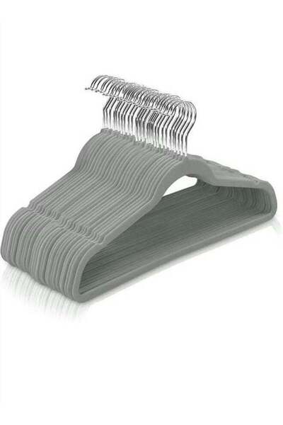 BLOOMING TIME مجموعة شماعات قماش مخملية مانعة للانزلاق، مكونة من 100 قطعة، با...