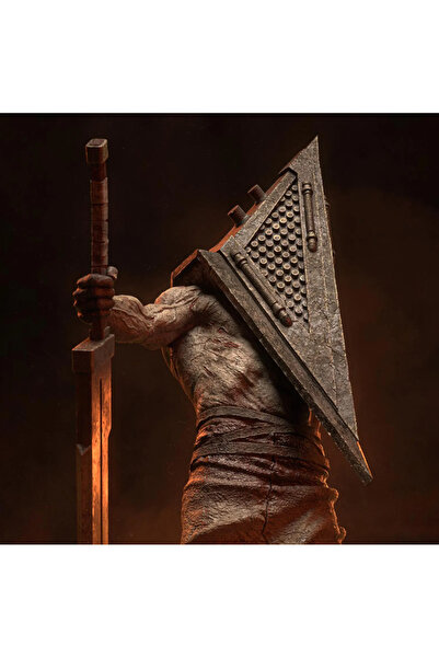saranostra Pyramid Head 3D Piramit Kafa 3D Figür 20CM