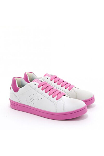 Geox DJRock GA White Fuchsia Sports Shoes for Girls