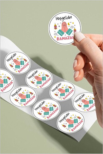 Piksel Grafik Welcome Ramadan Sticker, Ramadan Decoration, Gift, Packaging St...