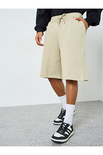 Styli Men Oversized Fleece Shorts