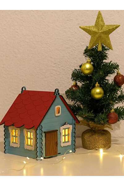 BAŞARIR LAZER 3mm Mdf turkuaz,kırmızı ve beyaz renk tonları kullanılmış 13 cm...