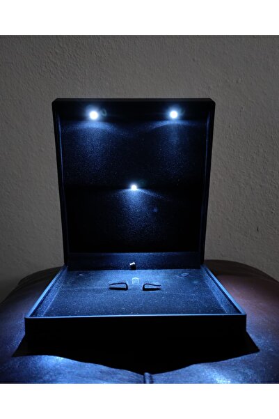 TALMİRA BÜYÜK IŞIKLI KOLYE KÜPE YÜZÜK BİLEKLİK SET KUTUSU