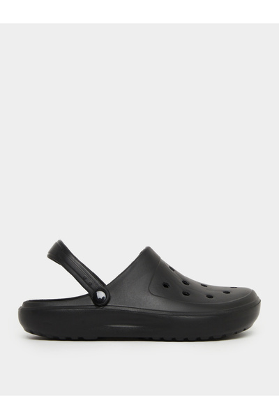 Styli Men Black Slip-On Comfort Clogs