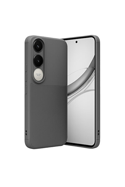 AKSEFİZZ حافظة Vivo V50 Lite 4G ذات ملمس فريد وغطاء ماتي فاخر يوفر قبضة عالية