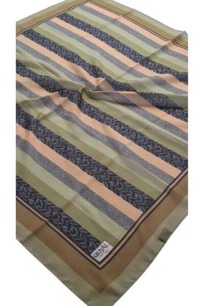 Guzeka وشاح بيرا الناعم الفاخر (خياطة إيطالية) 100×100