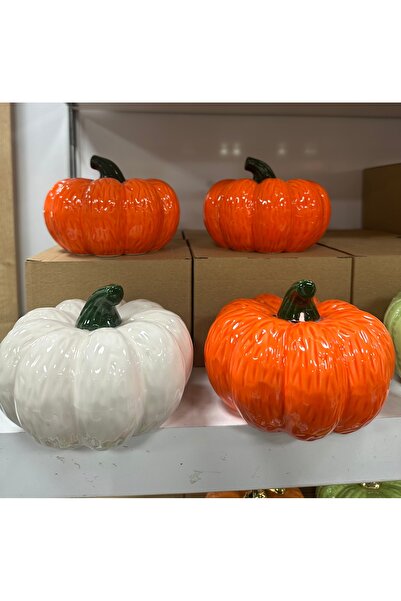 TOKGÖZ TİCARET Kabak Dekoratif Turuncu Biblo