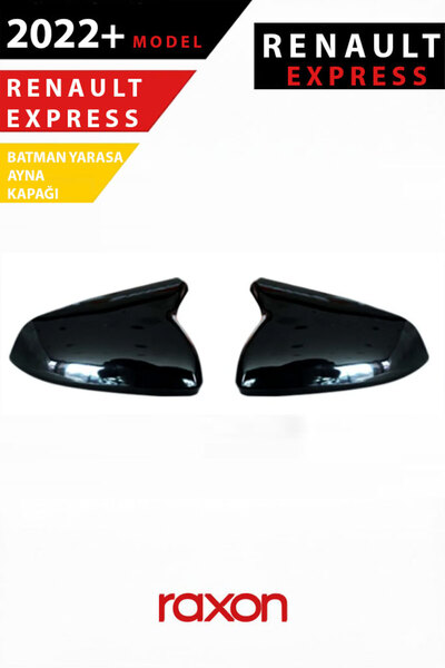 Raxon Renault Express 2022+ Batman & Yarasa Ayna Kapağı – Parlak Piano Black ...