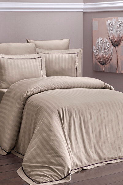 First Choice Novel %100 Pamuk 200 TC Deluxe Saten (80 Tel) Çift Kişilik Nevresim Takımı