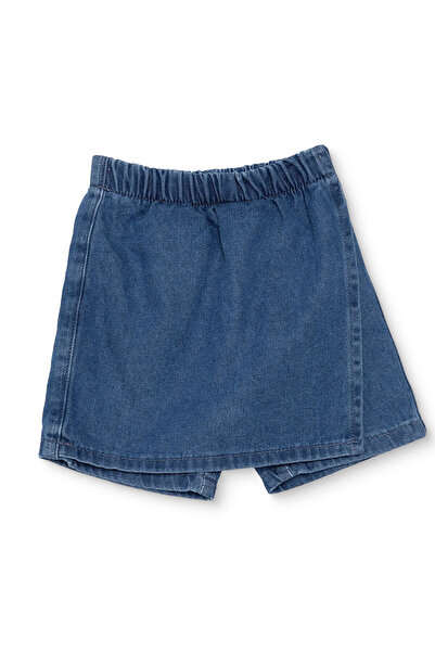 ebebek Hello Baby HelloBaby Kız Bebek Berry Belle Denim Şort Reçme Paça