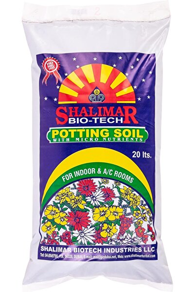 Shalimar تربة متعددة الأغراض للزراعة والحدائق 20 لتر