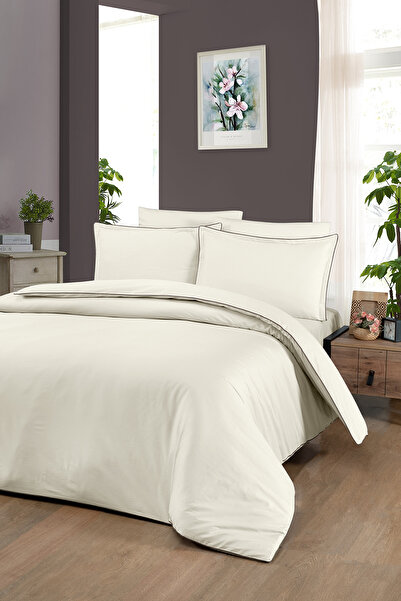 First Choice Lucca %100 Pamuk 300 TC (120 Tel) Çift Kişilik Nevresim Takımı