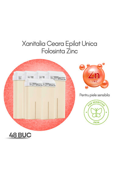Xanitalia Single Use Zinc Depilatory Wax 80ml Set of 48 Cartridges