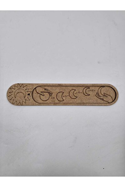 NETWORK ART Ahşap Ahşap Tütsülük Tütsü Yakacağı Tütsü Tutacağı Çubuk Tütsü Od...