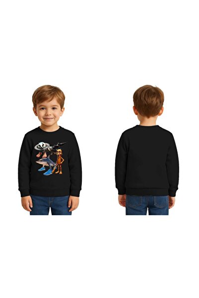 SEDİRLİ Unisex Braınrot cu imprimeu Copii Swae tricou 3 fire cu borduri