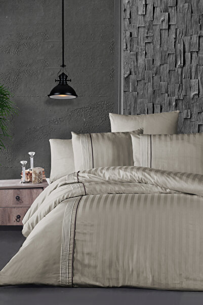 First Choice Modalife %100 Pamuk 200 TC Deluxe Saten (80 Tel) Çift Kişilik Ne...