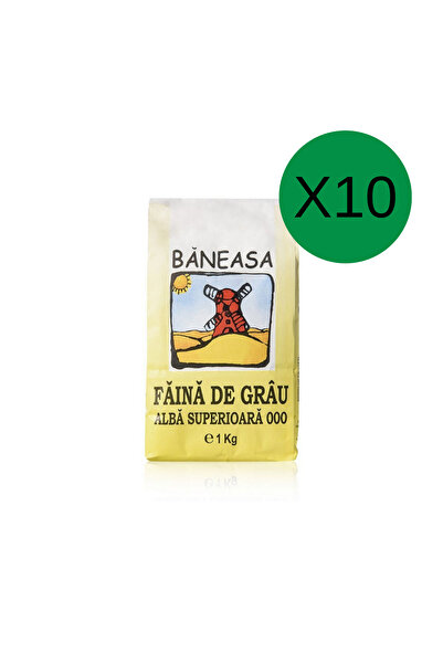 Baneasa PACKAGE 10X – Băneasa Flour Type 000, 1 kg
