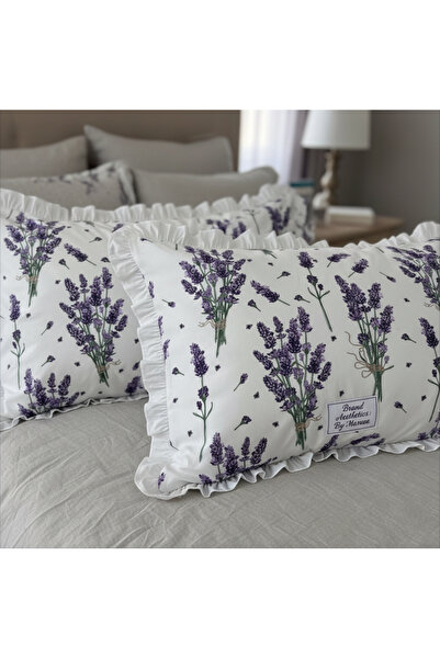 By Masuaa غطاء وسادة مكشكش 2 قطعة