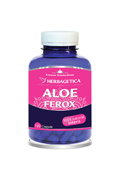 herbagetica Aloe Ferox Dietary Supplement, Herbagetica, 120 capsules