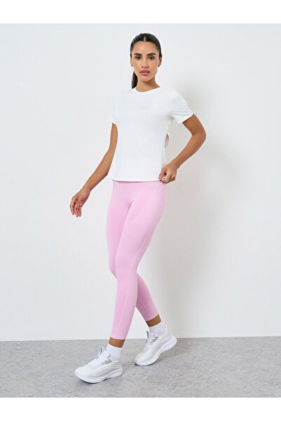 Styli Broad Waist Pocket Detail Leggings