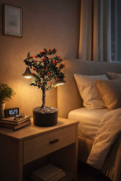 DreamMod Doğal Dekoratif Lambader - Masaüstü Abajur -