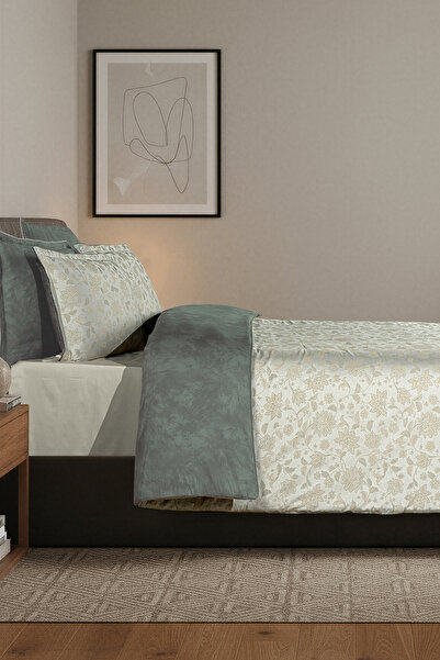 First Choice Edesa %100 Pamuk 300 TC (120 Tel) Çift Kişilik Nevresim Takımı