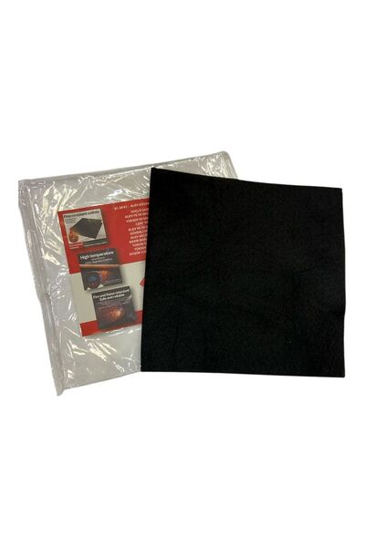 Universal 1200°C Isıya Dayanıklı Yanmaz Kaynak Battaniyesi (Karbon Keçe) 20x2...