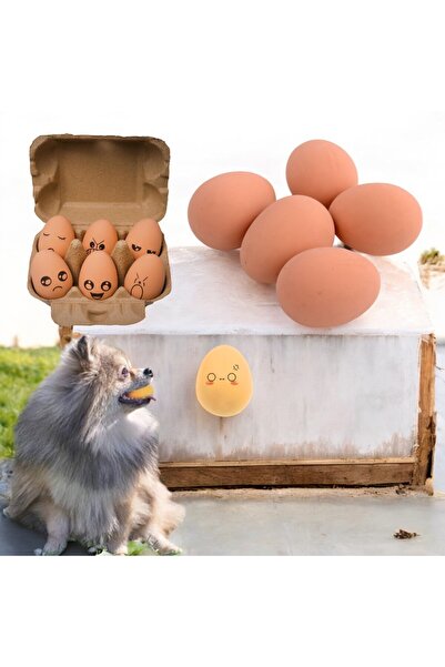 OEM Σετ 3 λαστιχένια αυγά-παιχνίδια για κατοικίδια, μαλακά, διαδραστικά, μη τ...