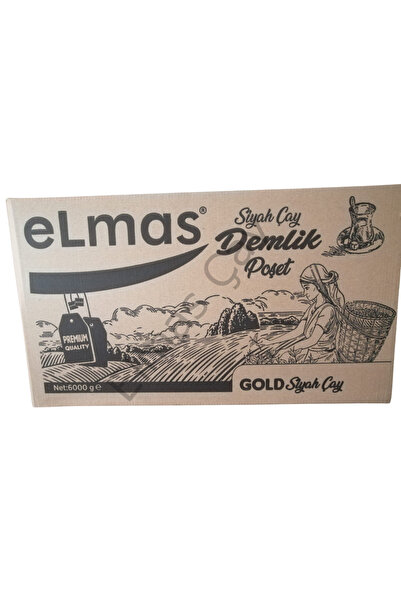 Elmas Çay Elmas Gold Demlik Poşet Çay - 30 Gr x 200 Adet (6 kg Koli)