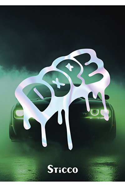 Sticco ملصق نصي رائع JDM للسيارات والدراجات النارية، ملصق للزجاج والمرايا مقا...