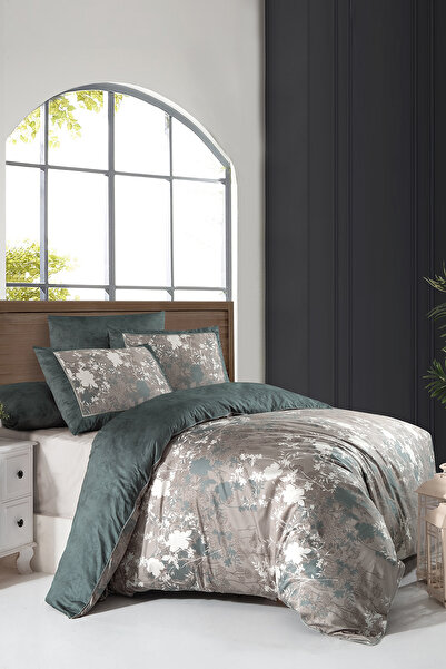First Choice Lily %100 Pamuk 300 TC (120 Tel) Çift Kişilik Nevresim Takımı