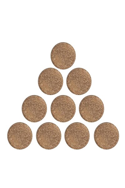 akatshop Wooden Coaster Sheet 100 Pieces 3 mm Raw Mdf 10 cm Diameter Round Cu...