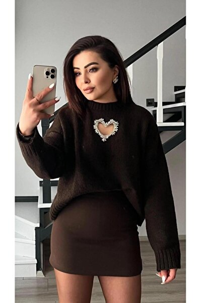 DMBASİC Women's Knitwear Sweater Soft Textured