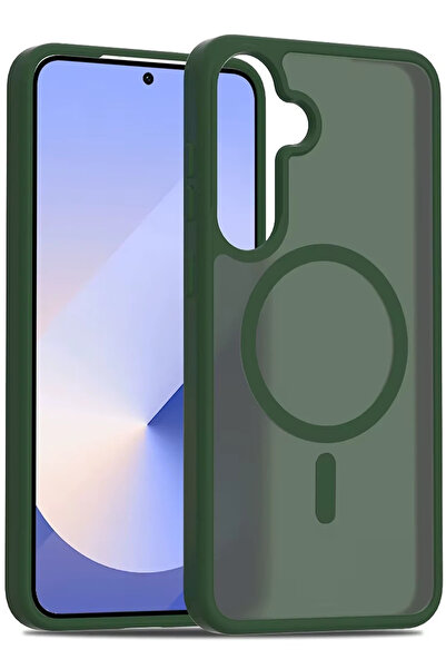 Joko غطاء OZLSTOR لهاتف سامسونج جالاكسي S25 جوتا ماجسيف - (225949) أخضر داكن