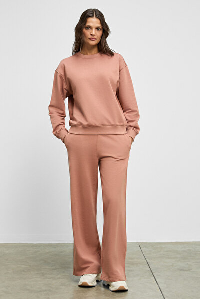 ETHIQUET ANSELMA Kadın Organik Pamuklu Regular Beli Lastikli Kordonlu Çift Ce...