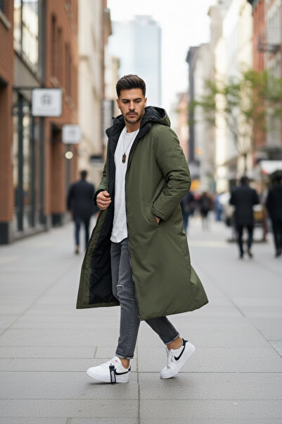 dehaine Men's long jacket, TO THE LIMIT - with 2 sides - 2588