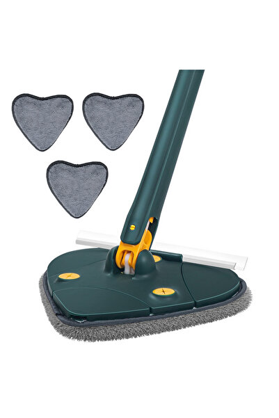 Teno Mop cu cap în formă de inimă, rotație 360 ​​de grade, telescopic, curăța...