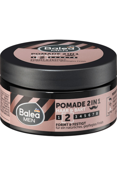 BALEA بوماد رجالي 2 في 1 للحية والشعر، 100 مل - منتج ألماني