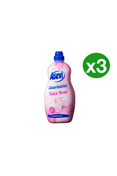 ASEVI Balsam de rufe hipoalergenic roz pal, 60 de spălări, 1,44 L x 3