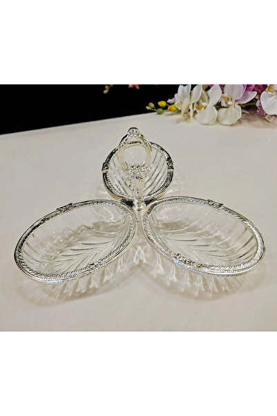 MaviDamla 1 Piece 3-Section Casting Metal Framed Frame Silver