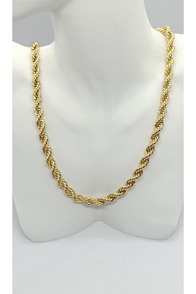 ndjewelry قلادة الحبل الذهبي