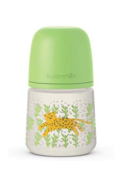 Suavinex زجاجة رضاعة صغيرة 150 وجهًا، غابة خضراء L1