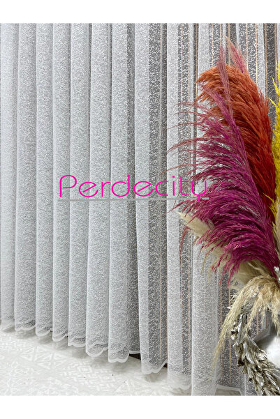 PERDECITY Kartanesi Örme Tül Perde ( 1x3 ) Sık Pile Her Odanıza Uygun Kırışmaz Ütü İstemez 30x28 ölçü numune kumaştır