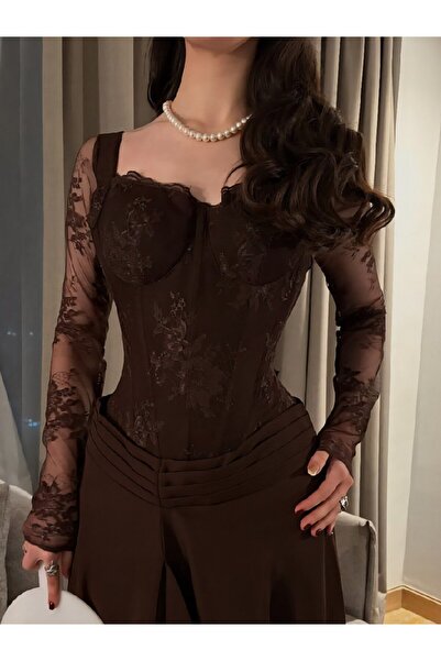 Rahibhdresses فستان "باربي" كورسيه دانتيل