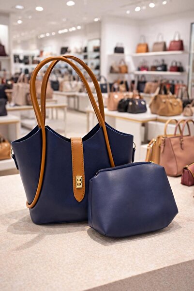 LUNARIA INTIMATES Kadın Günlük Şık Tote Çanta – İç Çantalı Geniş Hacimli Omuz...