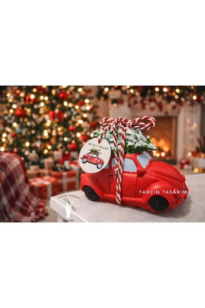 tarçın tasarım by gizem bağcı El yapımı,Yılbaşı Çam Ağacı Vosvos Araba Biblo,...
