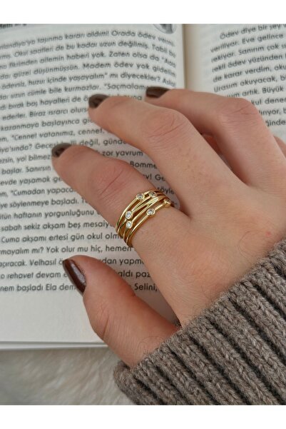 EFLAL Accessories HALKALI TAŞLI YÜZÜK