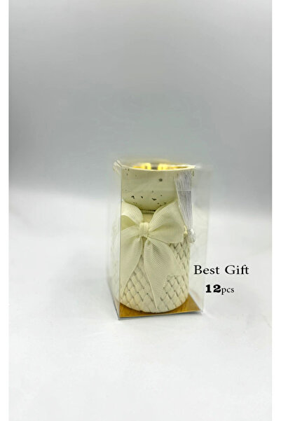 GIFT Resin sugar-colored incense burners, arranged with gift ribbon packaging (12 pieces)
