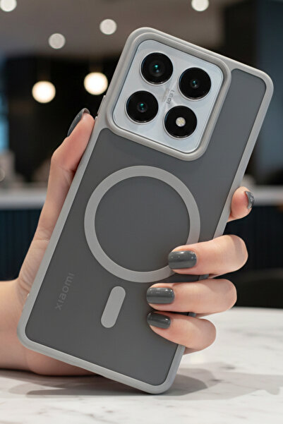 Hatreds Xiaomi Mi 14T Pro Uyumlu Kılıf Renkli Buzlu Tasarım Sararmaz Magsafe ...