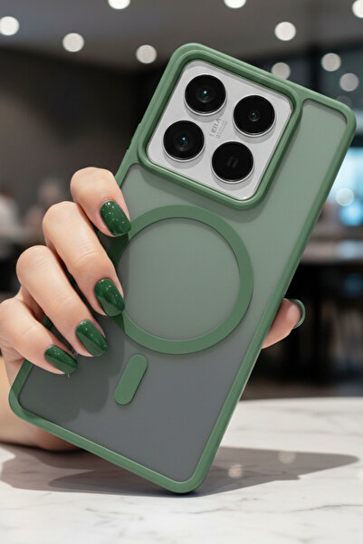 Hatreds Xiaomi Mi 14T Pro Uyumlu Kılıf Renkli Buzlu Tasarım Sararmaz Magsafe ...